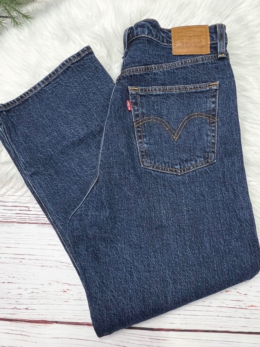 👖|•LEVI'S•| Ribcage Straight Ankle Premium Capital E Jeans Size 30👖